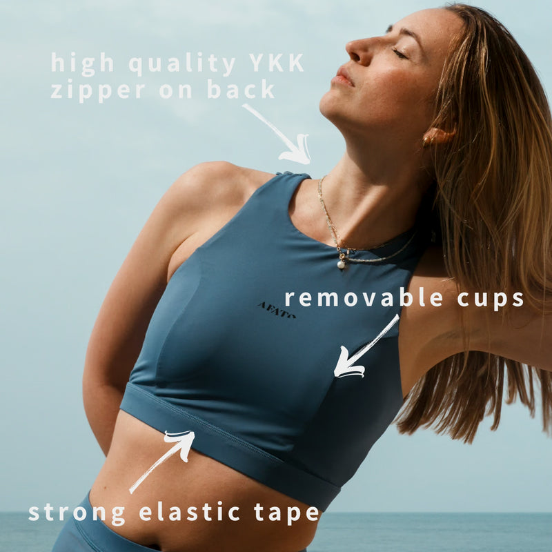 V-Neck Top in Sage Green
