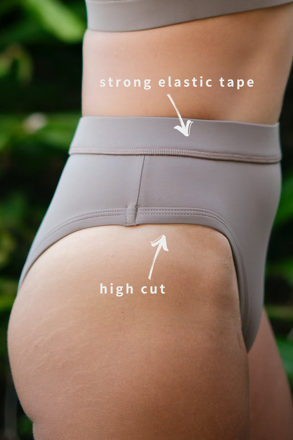 Rise Leg Bottom in Mocha